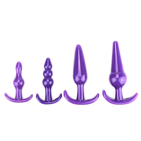 lilla begynder anal plug sæt i jelly fra simplepleasure