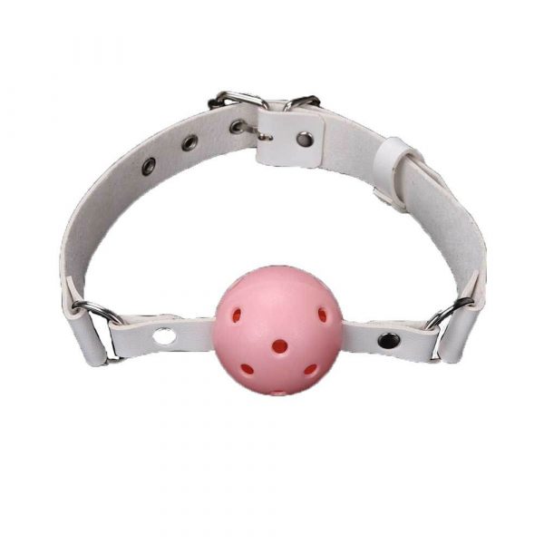 pink og hvid begynder gagball fra simplepleasure