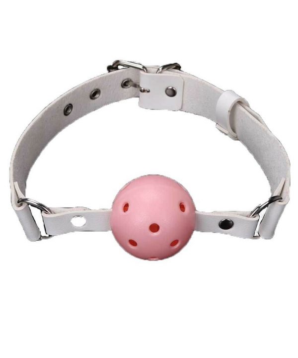 pink og hvid begynder gagball fra simplepleasure