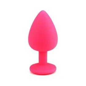 pink large silikone anal plug