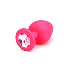 pink large silikone anal plug