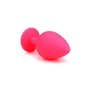 pink large silikone anal plug