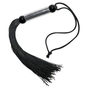 sort mini flogger pisk fra bad kitty på 28 cm