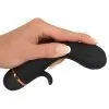 Sort bendy tulip rabbit vibrator fra You2Toys i håndflade