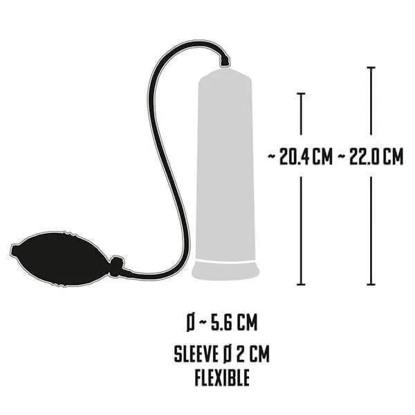 transparent begynder penis pumpe mr. boner fra you2toys specifikationer