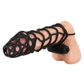 Black-Velvets-Penis-Sleeve-med-Vibrator-3