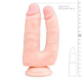 EasyToys - Realistisk Double Dong 18 cm05