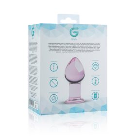 Gildo - Handmade Pink Glas Buttplug
