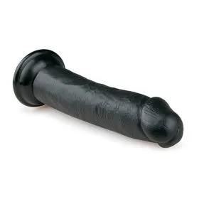 EasyToys Realistisk Sort Dildo med Sugekop 20,5 cm03