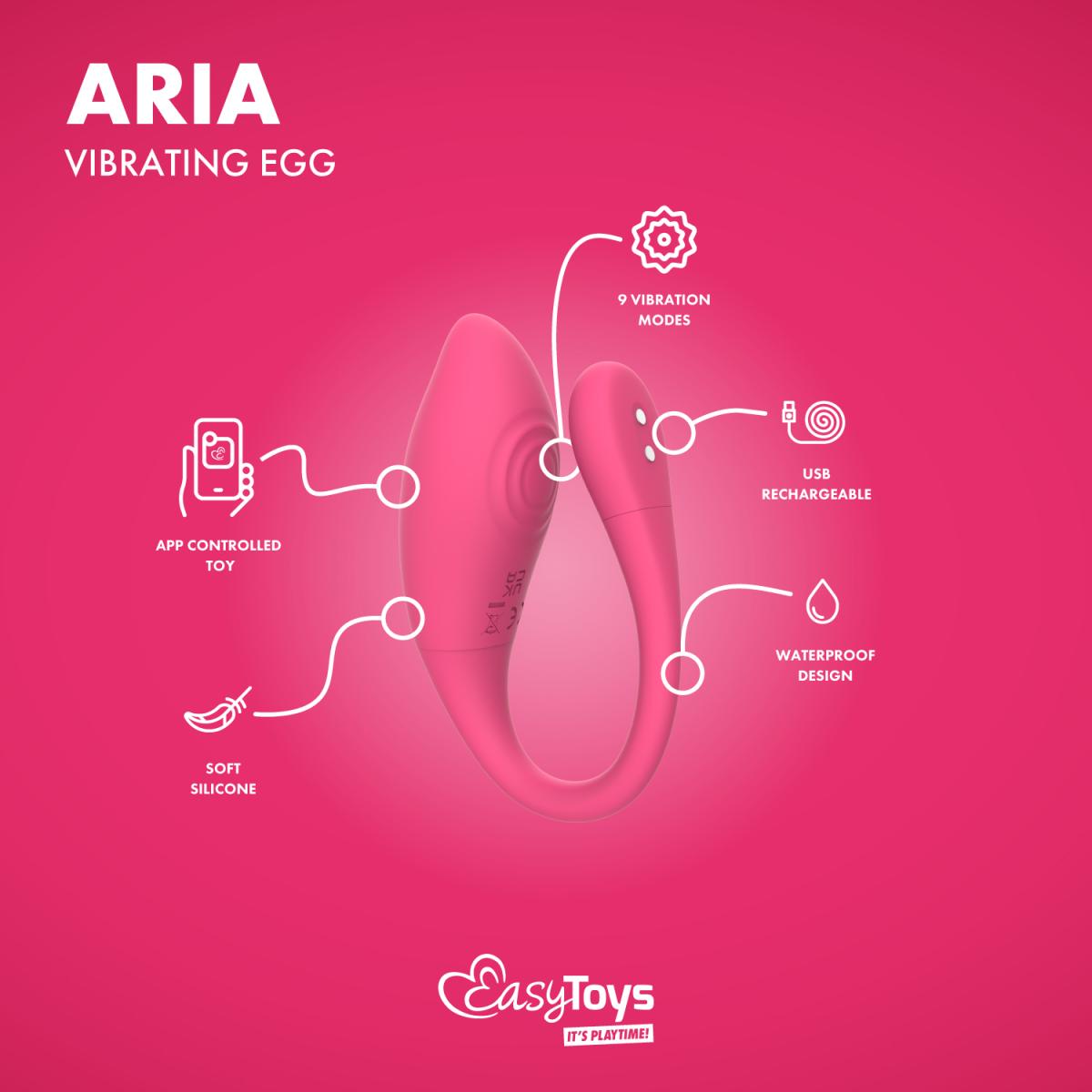 Easytoys Appstyret vibrator æg