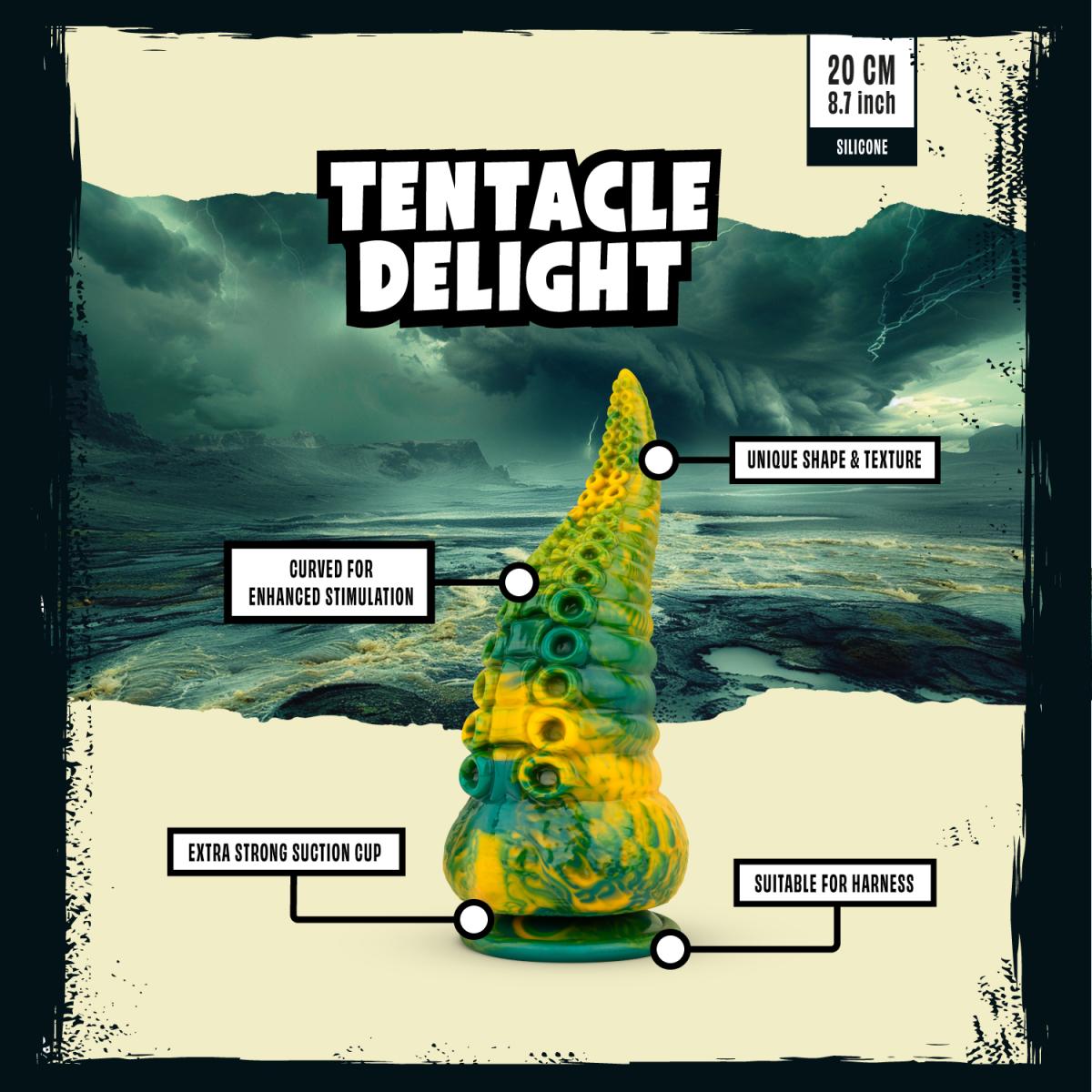 Mythical Mates – Tenacle delight Dildo 22CM med sugekop