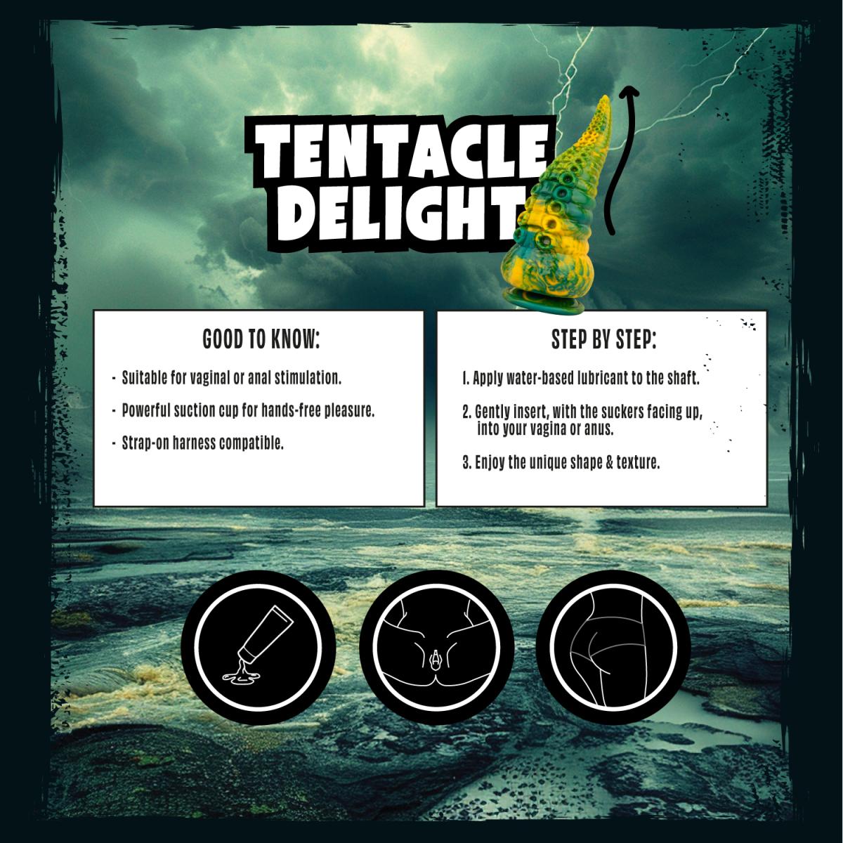 Mythical Mates – Tenacle delight Dildo 22CM med sugekop