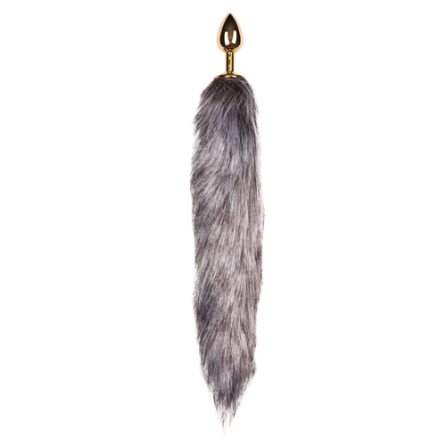 EasyToys Fox Tail Plug – Eksklusiv Metal Plug med Blød Rævehale - Guld