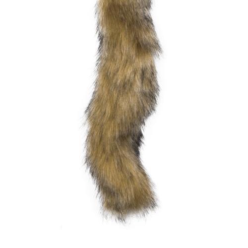 EasyToys Fox Tail Plug Silver – Elegant Metal Plug med Blød Brun Rævehale